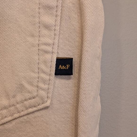 Abercrombie & Fitch Jeans Bootcut Cream Classic Costal - Size 2 - Picture 5 of 9